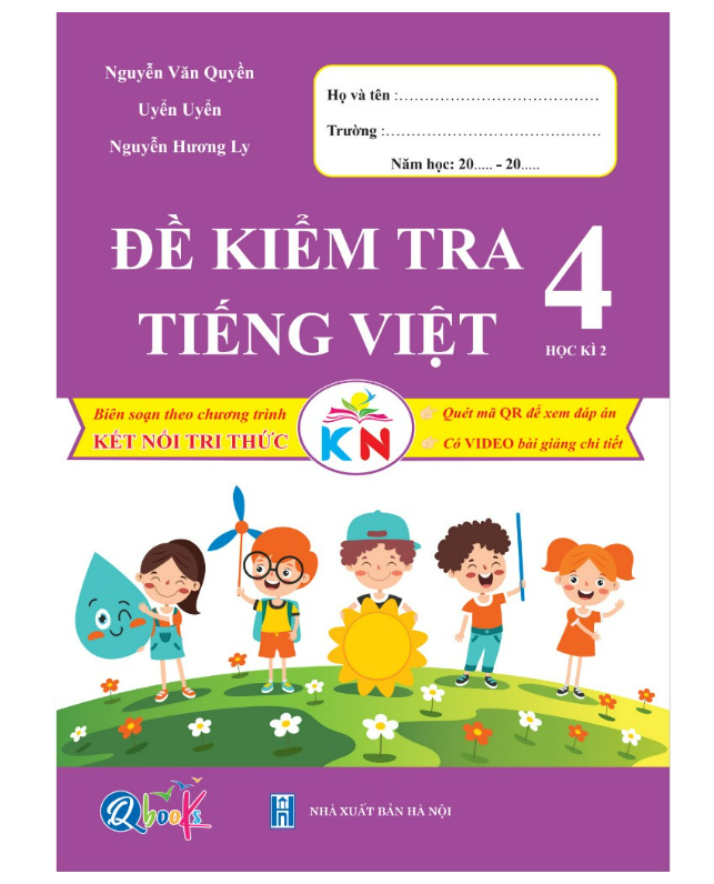 Sách - Combo Đề Kiểm Tra Toán + Tiếng Việt Lớp 4 Học Kì 2 - Kết Nối