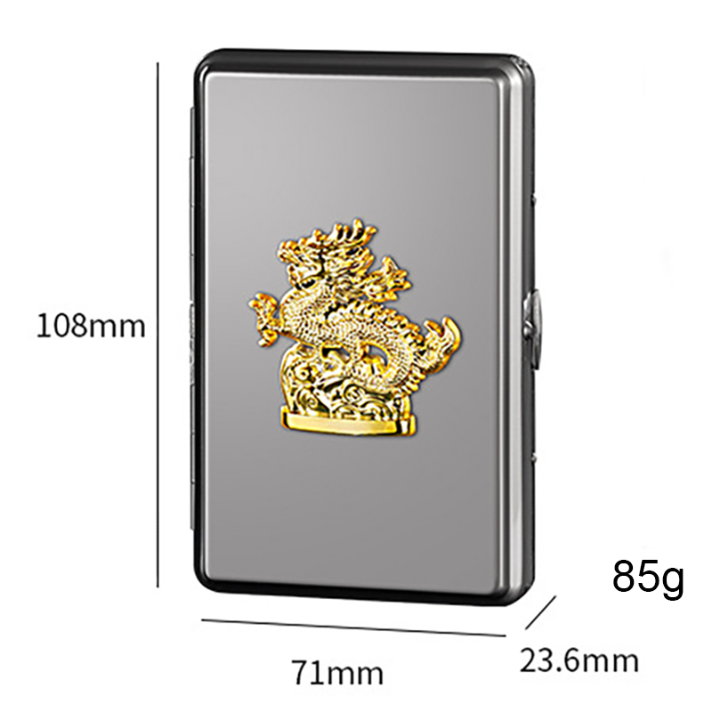 Hộp Đựng Thuốc Kẹp Kim Loại 12 Con Giáp Cao Cấp