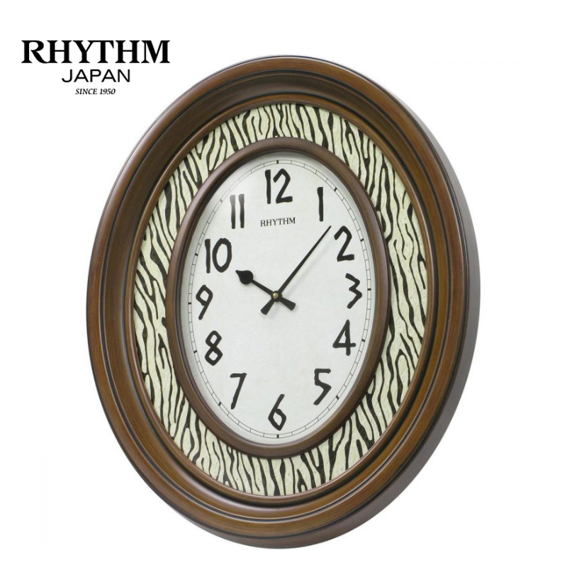 Đồng hồ treo tường Nhật Bản RHYTHM CMG757NR06, Kt 55.0 x 68.5 x 10.0cm, 5.3kg Vỏ nhựa