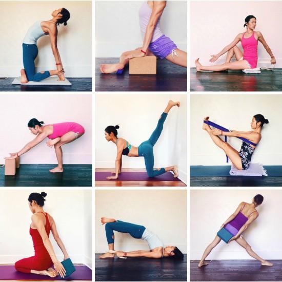 Gạch tập Yoga, Gối tập yoga blocks in hoa MANDALA cao cấp EVA Cứng gấp 3 lần loại thông thường