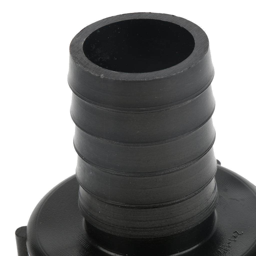 Plastic IBC Tote Valve Adapter, IBC Tank Fitting for Hose - 2 inch Coarse Thread to 1 inch Male Fine Thread, Easy to Install
