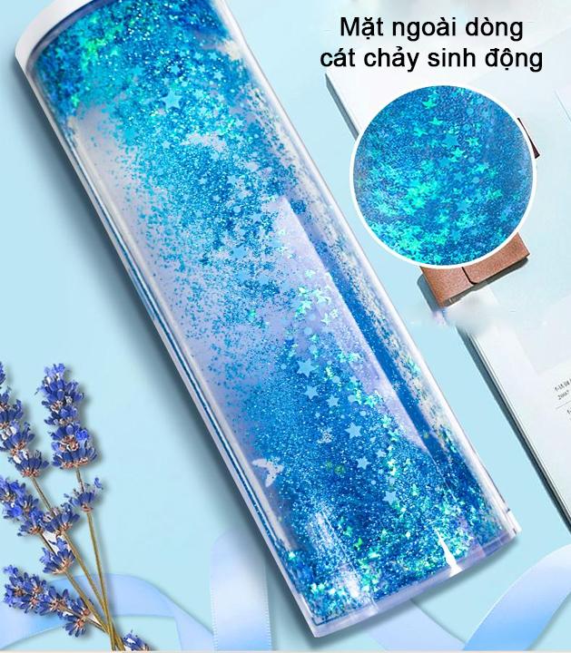 Hộp bút đa năng có mật khẩu thông minh màu xanh dương