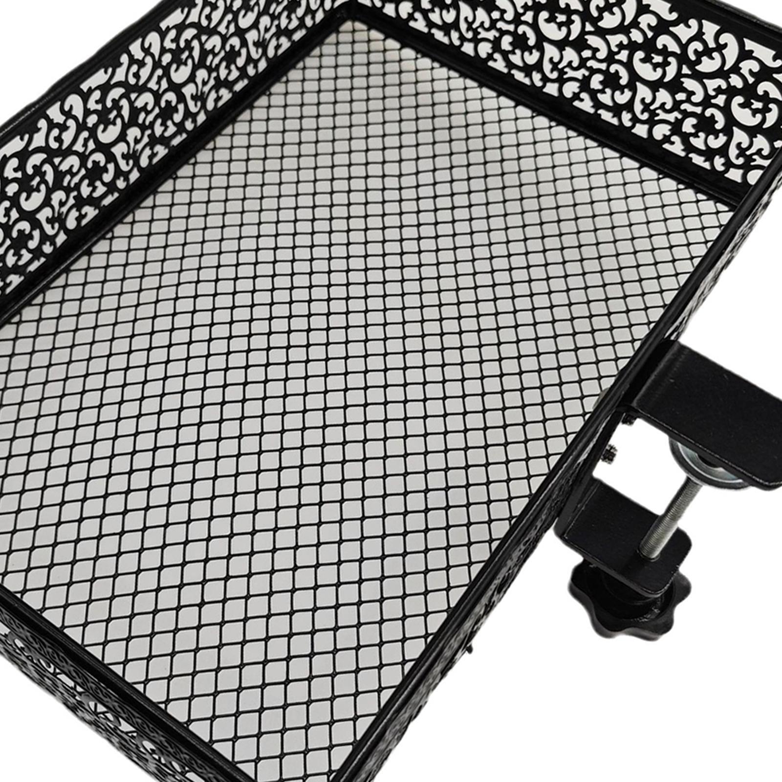 Under Desk Storage Desktop Drawer Basket Accessories Metal Rotatable Rack Swivel Desk Mount Tray Hidden Desktop Drawer Basket