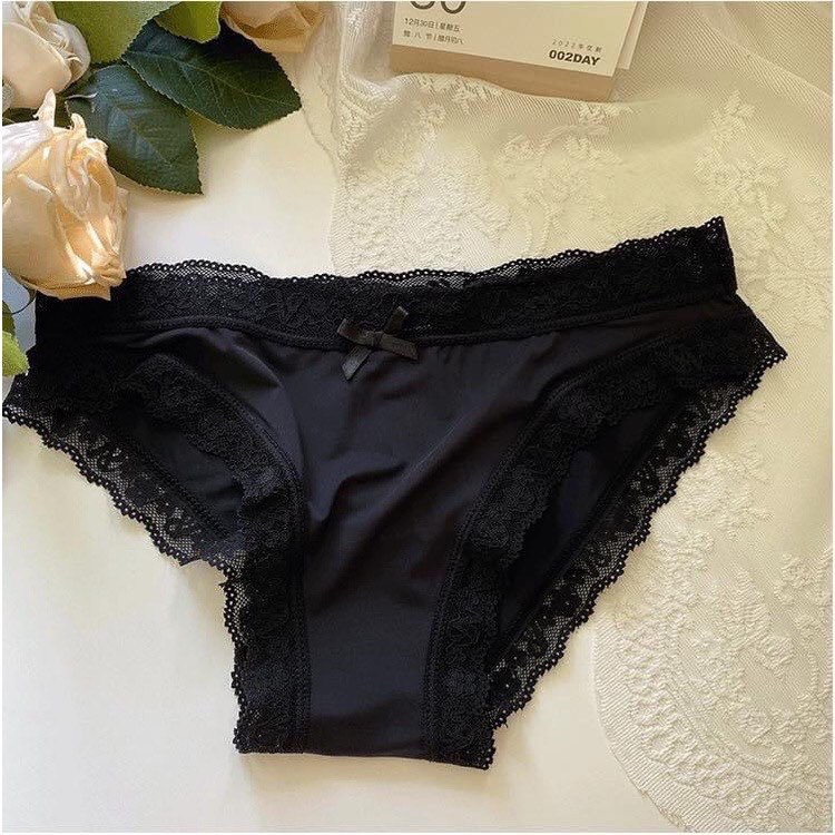 Bộ 4 Quần Lót Vic Nữ Su Ren sexy cao cấp mềm mại kháng khuẩn
