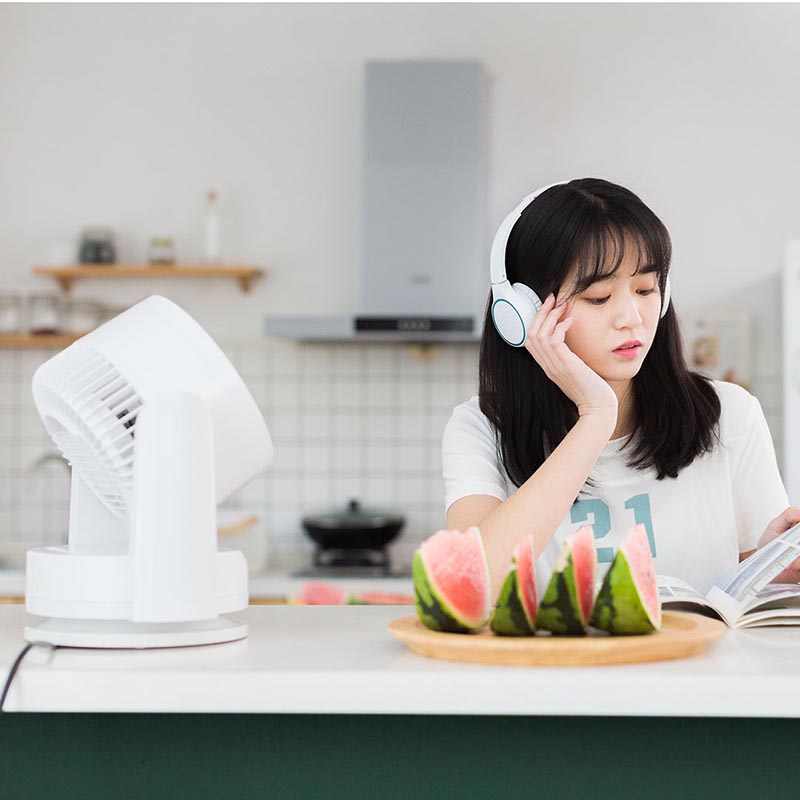 Quạt tuần hoàn không khí Xiaomi Youpin Airmate Đầu lắc câm di động