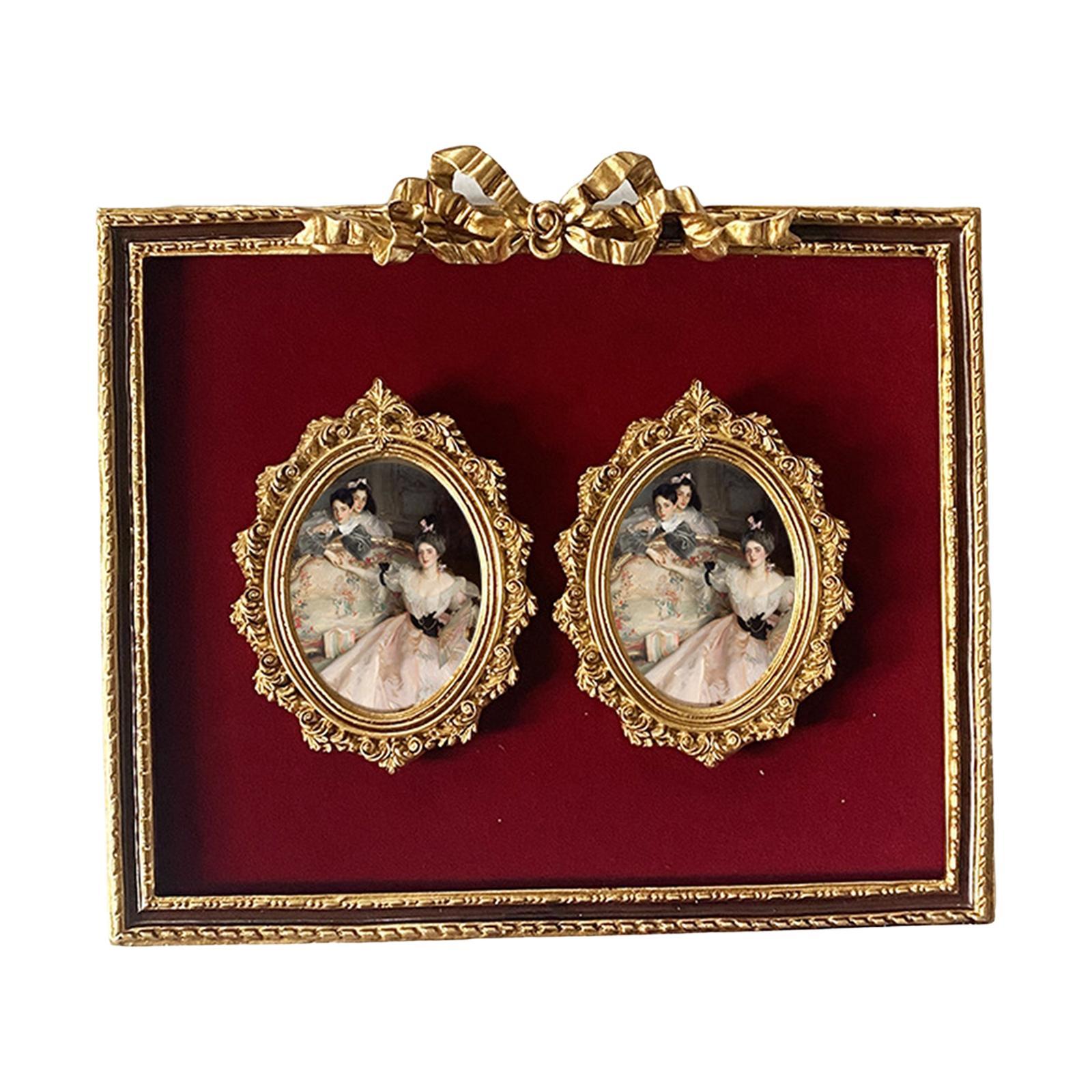 Photo Frame Hanging Hook Photo Frame Display Retro Style Vintage Photo Frame