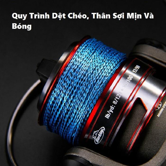 Dù Câu Cá Cao Cấp PE X8 SPECIAL Xanh Đốm DDC03 Công Nghệ Đức Siêu Tải Trọng - Sanami Fishing