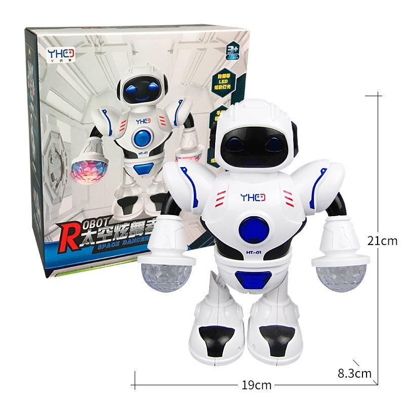 Đồ Chơi Trẻ Em Robot Có Tay Phát Sáng Và Nhảy Múa Theo Nhạc Cao Cấp