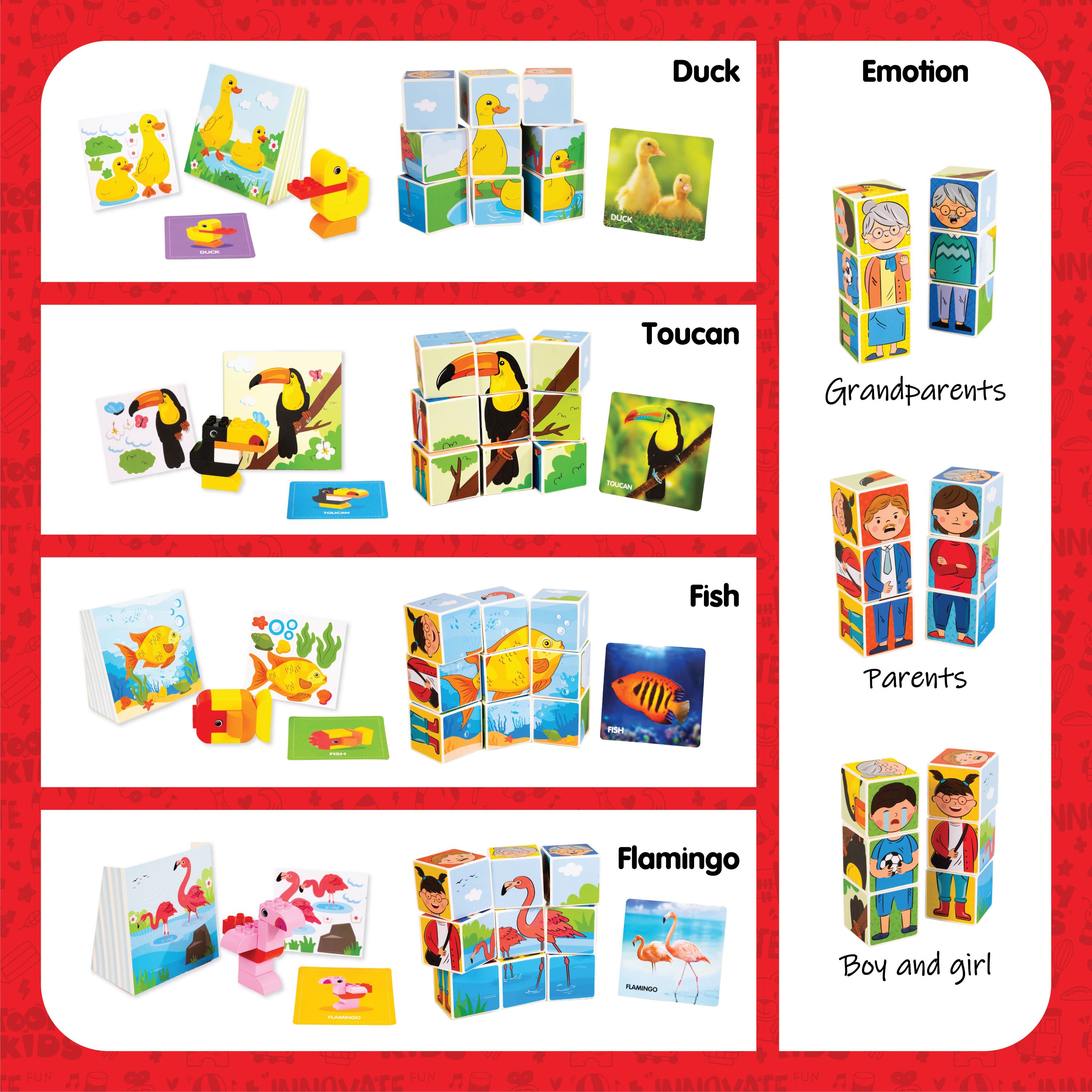 Đồ Chơi Khám Phá Cảm Xúc Và Thế Giới Động Vật TOONYKIDS - Exploring Animals And Emotion TN00222