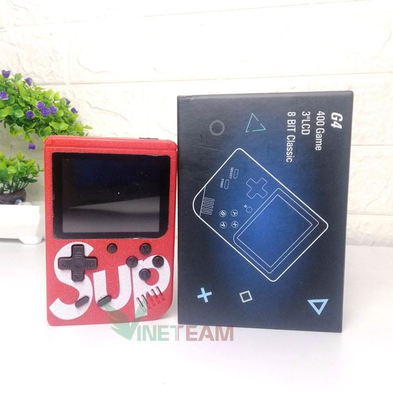 MÁY CHƠI GAME 4 NÚT CẦM TAY SUP GAME BOX 400 IN