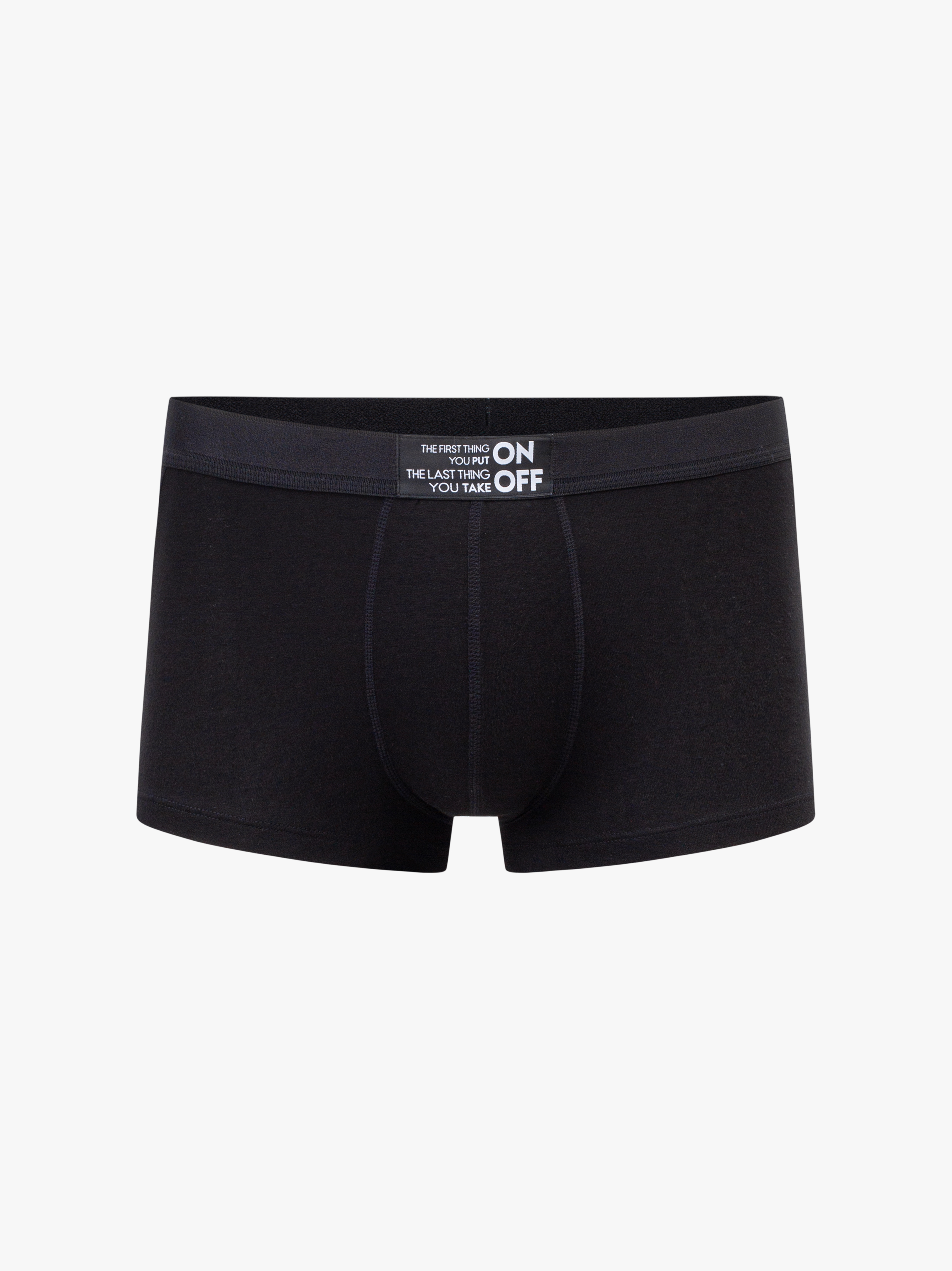 Combo 3 quần lót nam cotton lành tính dáng trunk thoáng mát thấm hút mồ hôi ONOFF màu ngẫu nhiên- 18UQ24A035-55