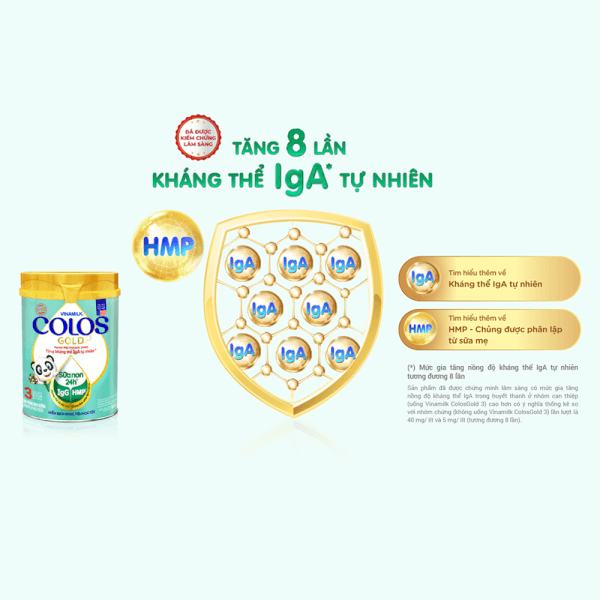 Sữa bột Vinamilk ColosGold 3 Hộp thiếc 800g