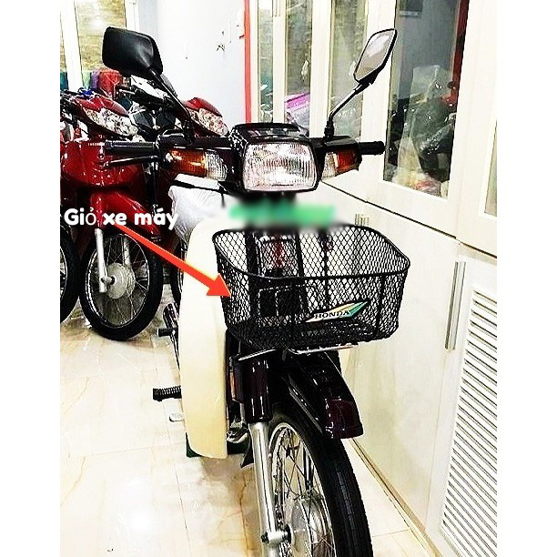 Rổ lưới trước xe Honda Dream, Super Dream , Cub82 Green Networks Group