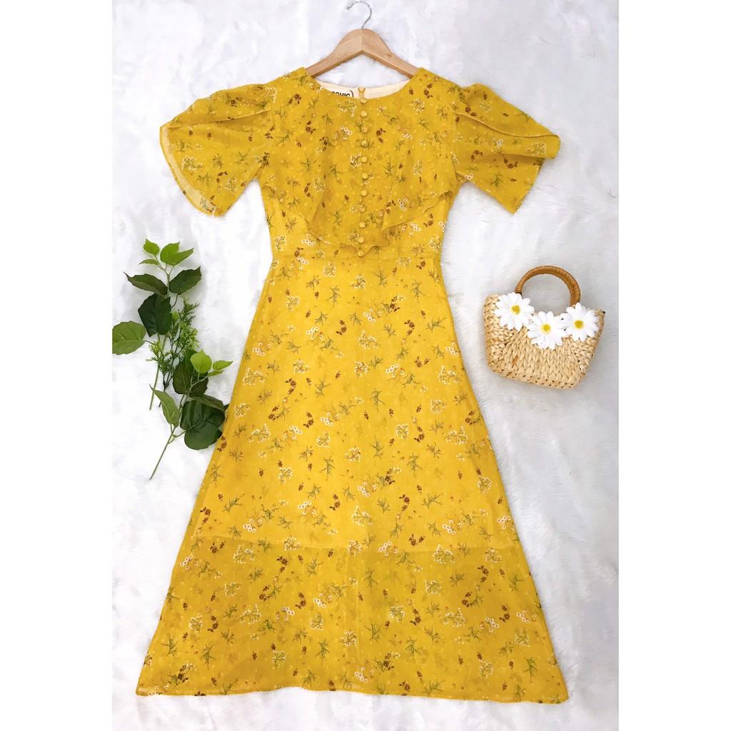 Váy hoa nhí tiểu thư Dreamy Midi Dress - 22CHIC