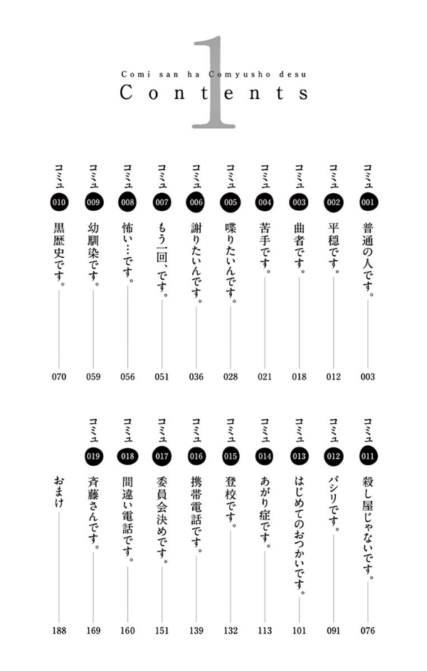 古見さんは、コミュ症です。1 - Komi-san wa, Komyusho desu - Komi Can’t Communicate