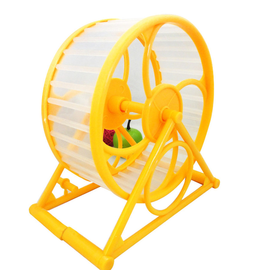 Wheel Nhựa cho Hamster - Đồ chơi cho Hamster (Giao màu ngẫu nhiên)