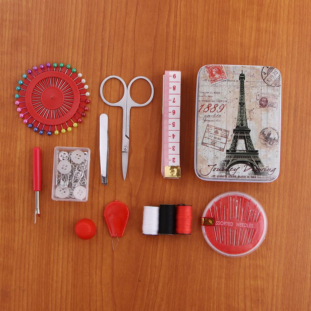 Needle & Thread kit with Storage Box for Cross Stitch / Embroidery / Sewing
