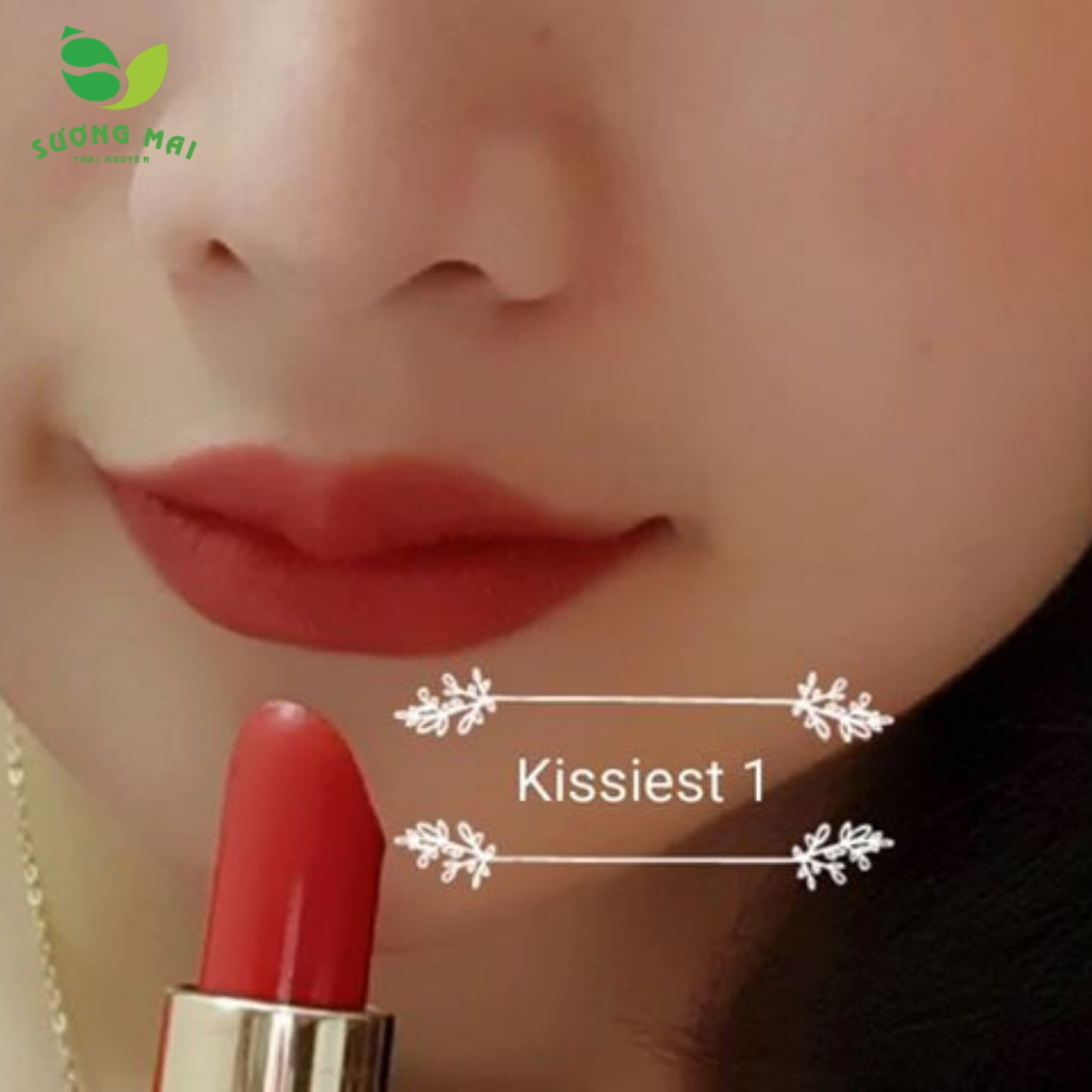 Son Sương Mai Kissiest Lipstick #01 - Đỏ Tươi