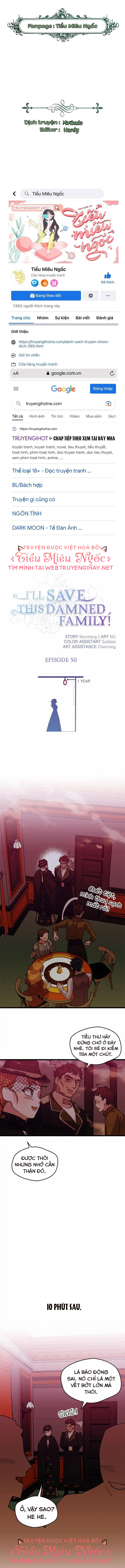 tôi sẽ cứu lấy gia tộc sắp sụp đổ chapter 50 1