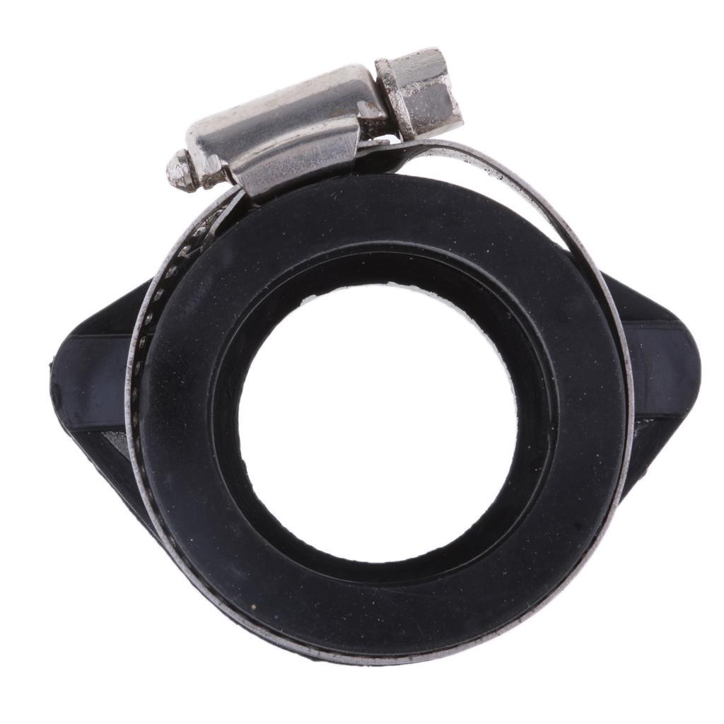 Universal Motorcycle Carburetor Carb Rubber Adapter Intake Manifold Boot