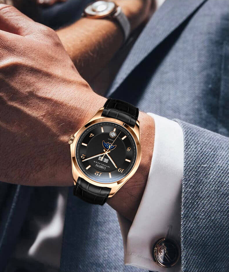 Đồng hồ nam chính hãng Lobinni No.18016-1