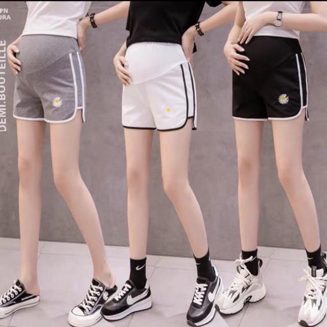 Quần short bà bầu cotton co giãn thoải mãihàng quảng châu