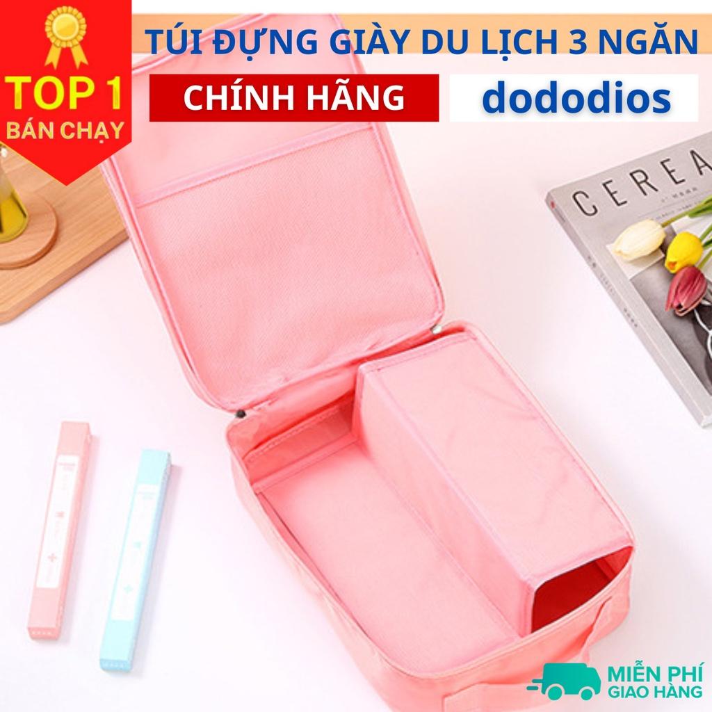 Túi Đựng Giày Dép Du Lịch Thể Thao Tiện Dụng 3 Ngăn Chống Nước