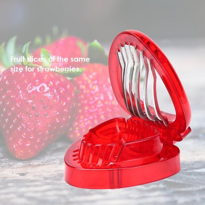 Hộp Cắt Lát Dâu Tây ANAEAT Bằng Thép Không Gỉ Nhỏ Gọn Tiện Dụng Cho Nhà Bếp