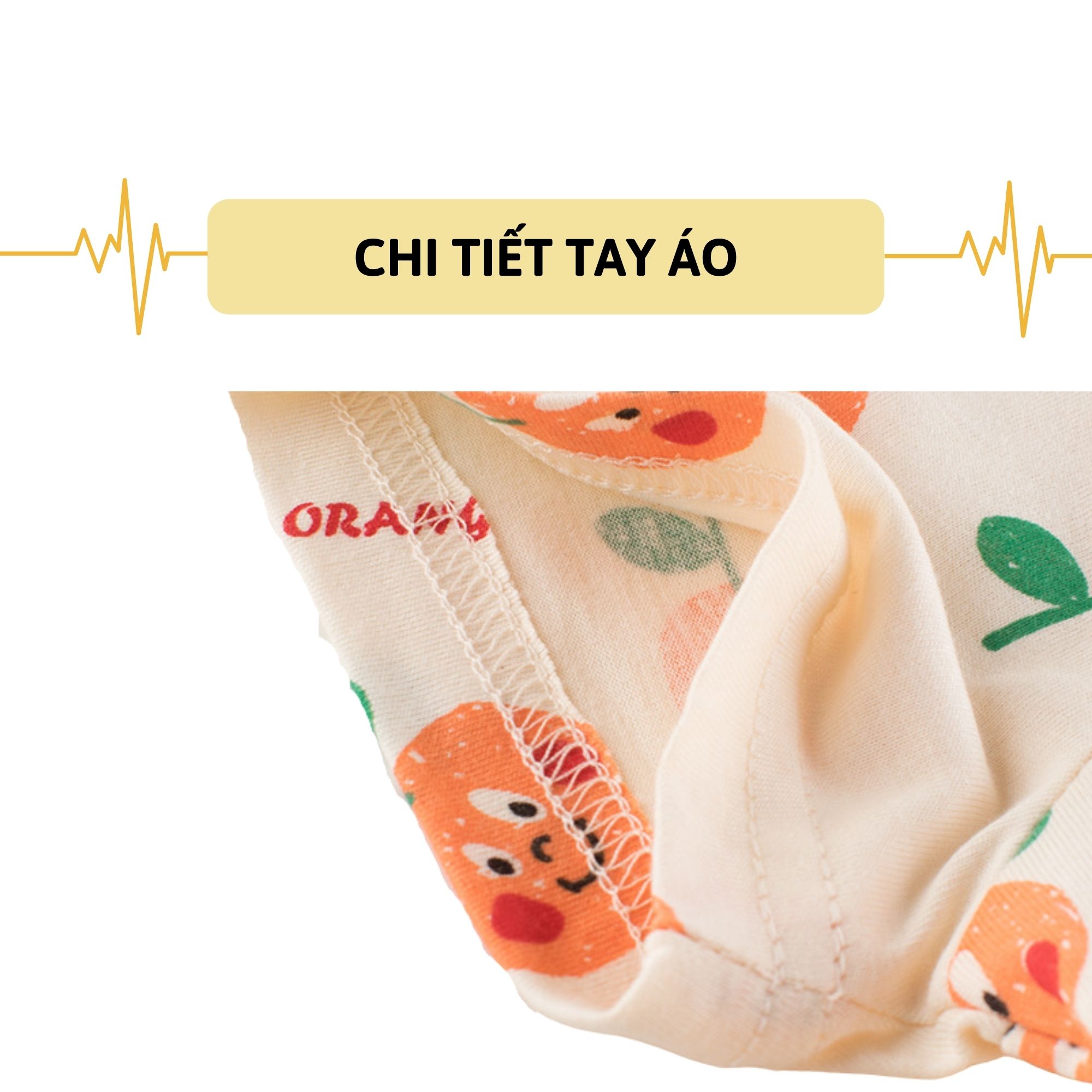 Áo thun bé gái 27Home áo cộc cho bé M-ORANGE - S3009