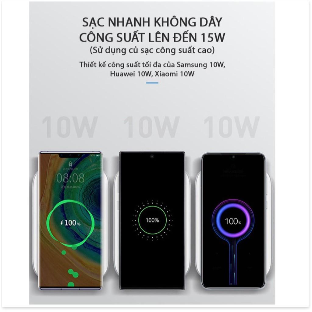 Đế sạc nhanh không dây thông minh Rib 15W