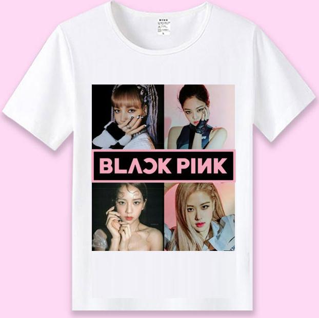 Áo thun Blackpink concert tặng sticker Blackpink – mẫu 4 – M