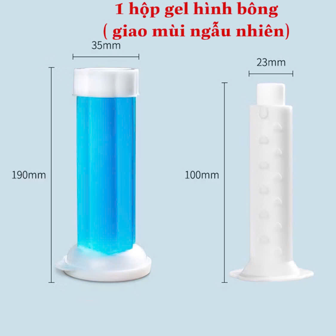 Gel thơm hình bông hoa làm sạch bồn cầu, gel làm sạch khử mùi vệ sinh diệt khuẩn
