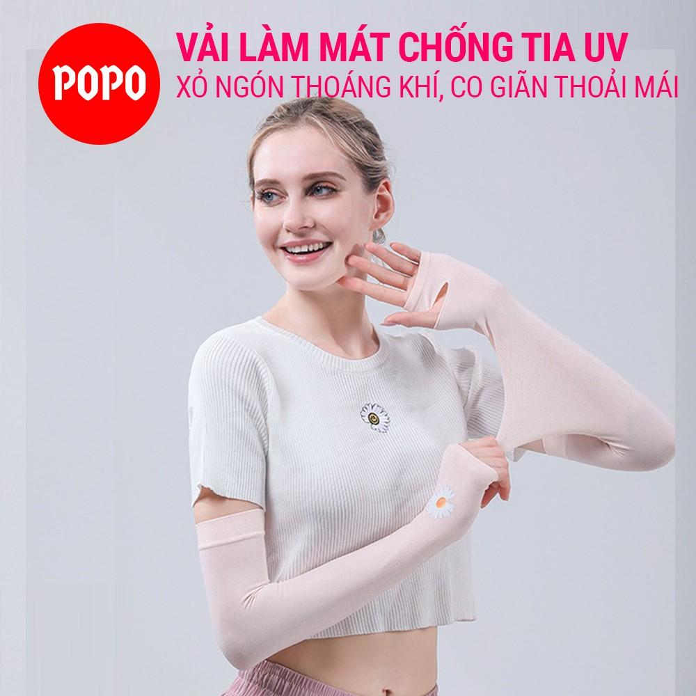 Bao tay chống nắng SPORTY SL01 loại dày chống tia UV chất vải làm mát có giãn 4 chiều