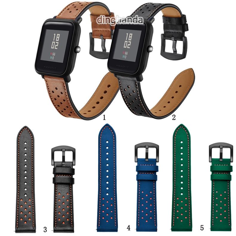Dây đeo bằng da cho đồng hồ thông minh Huami Amazfit Bip Lite Bip S U