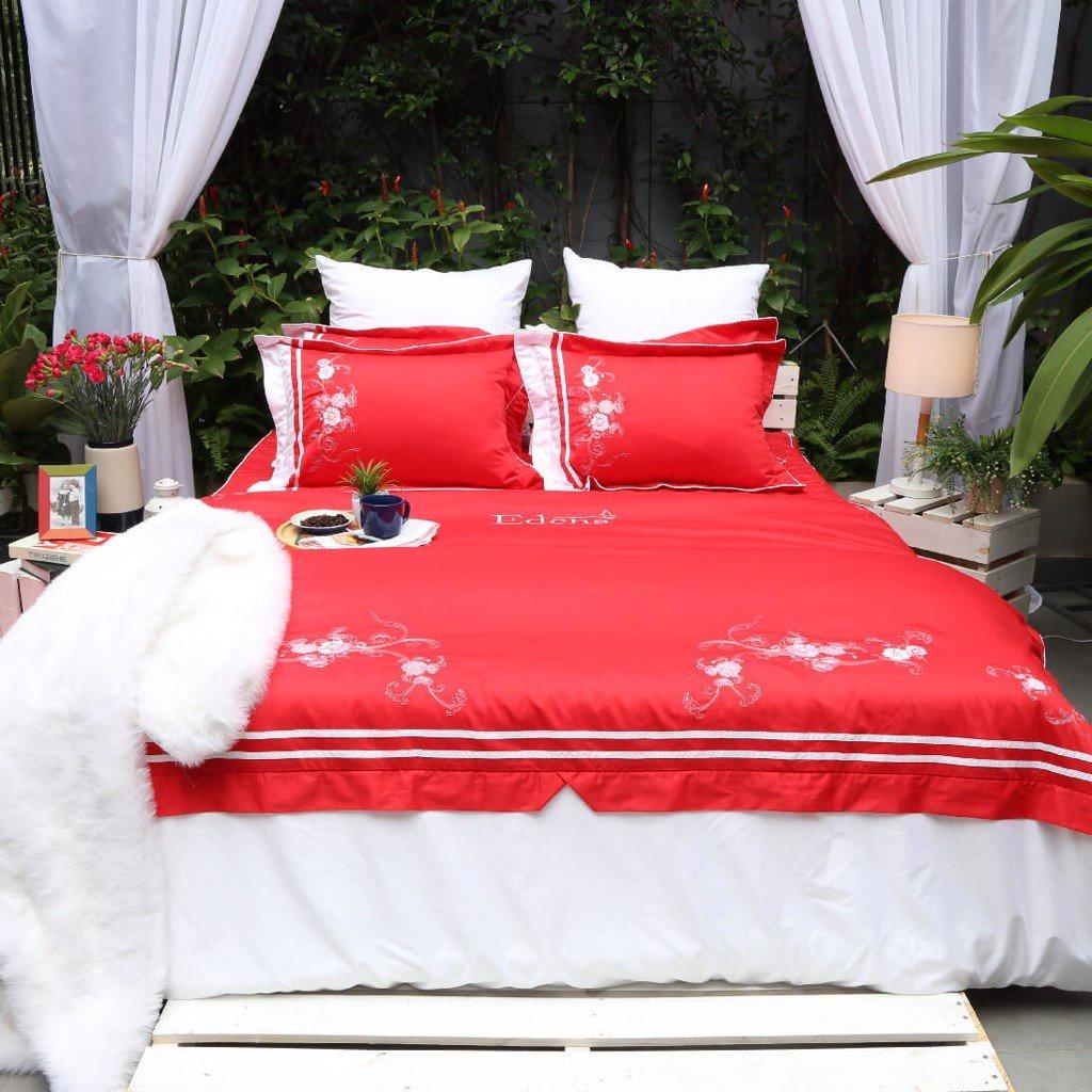 Bộ Ga Chần Gòn Tencel Edena 748 Gồm 5 Món
