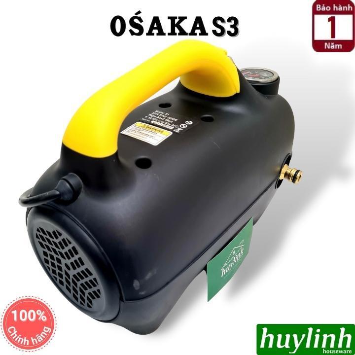 Máy xịt rửa xe chỉnh áp Osaka S3 - Công suất 2400W - Tặng béc rửa máy lạnh - Hàng chính hãng