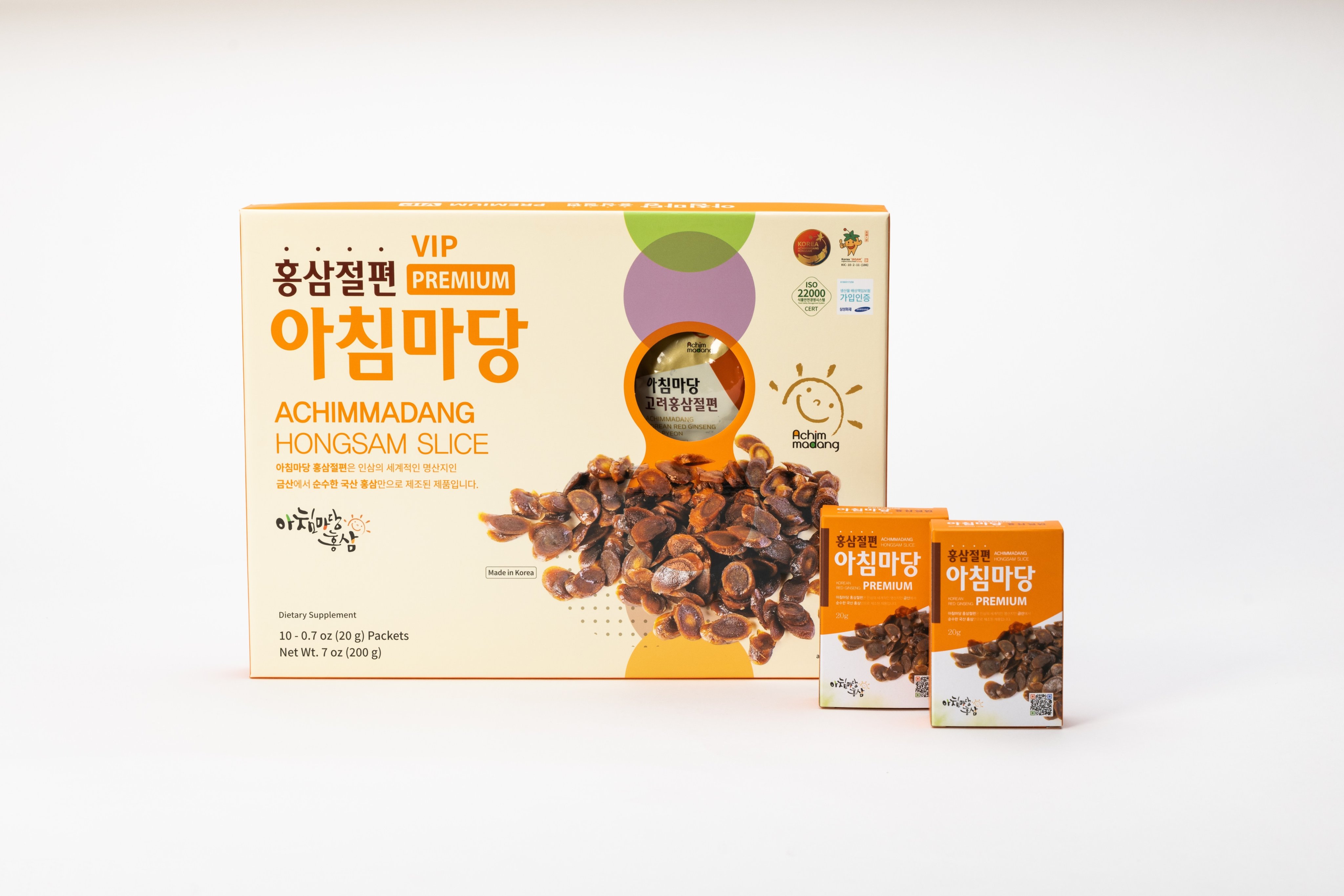 Hồng sâm lát tẩm mật ong VIP Achimmadang ginseng hàn quốc