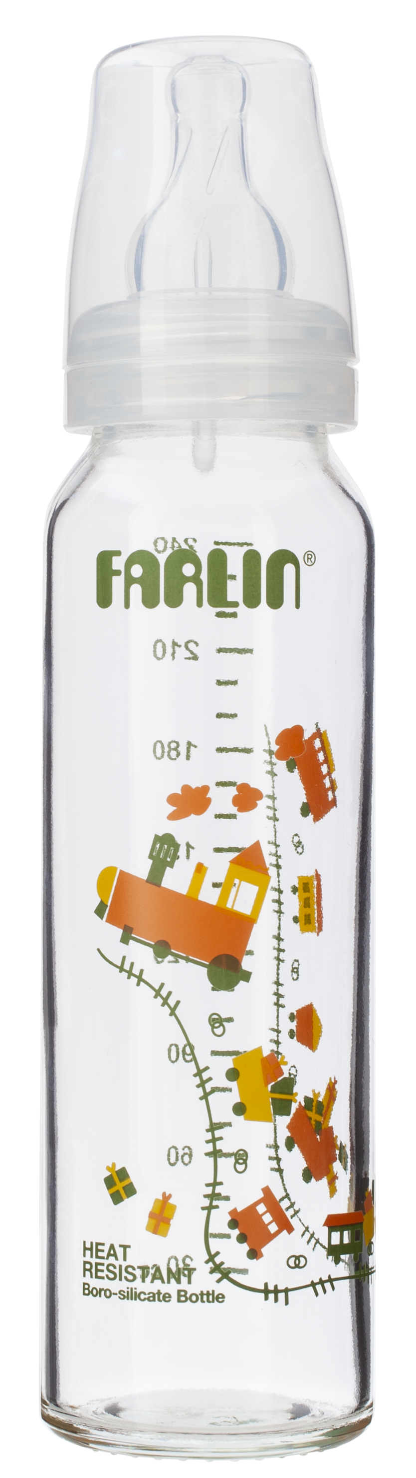 Bình Sữa Thủy Tinh 240ml TOP-707G - Farlin