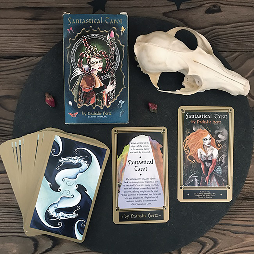 [Size Gốc] Bài Tarot Fantastical 78 Lá Bài Size Gốc Tặng Đá Thanh Tẩy
