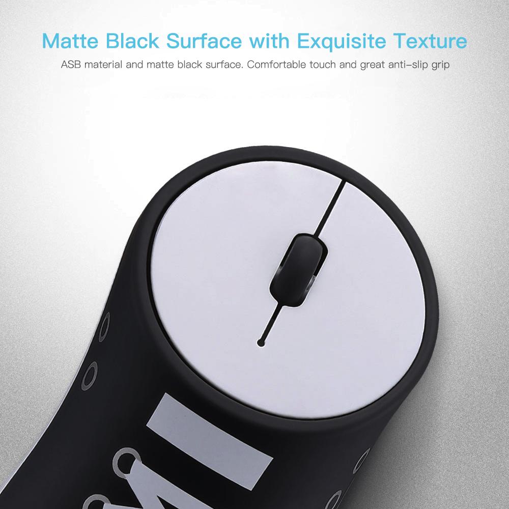 Chuột có thể sạc lại không dây Sneaker Mice 2.4G cho văn phòng