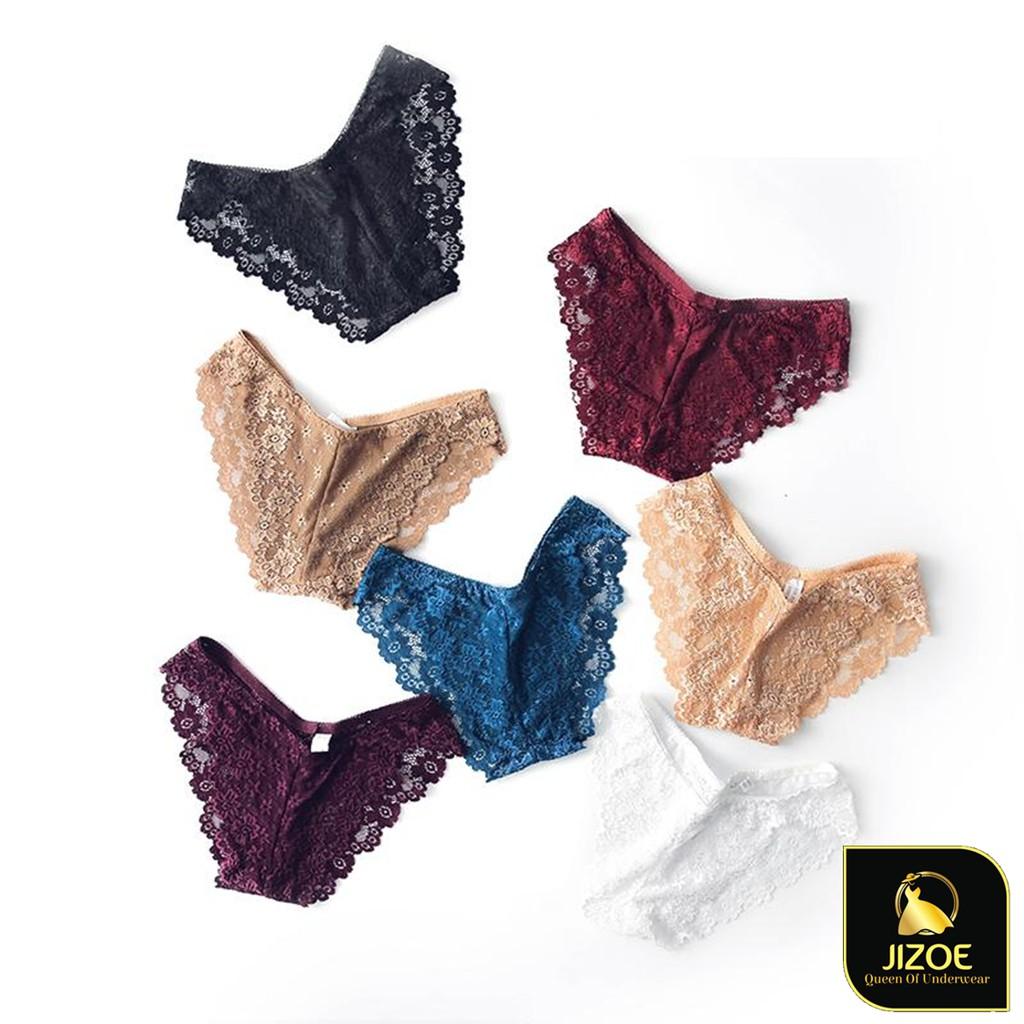 Quần lót nữ cotton ren gợi cảm cao cấp giá rẻ QLT09