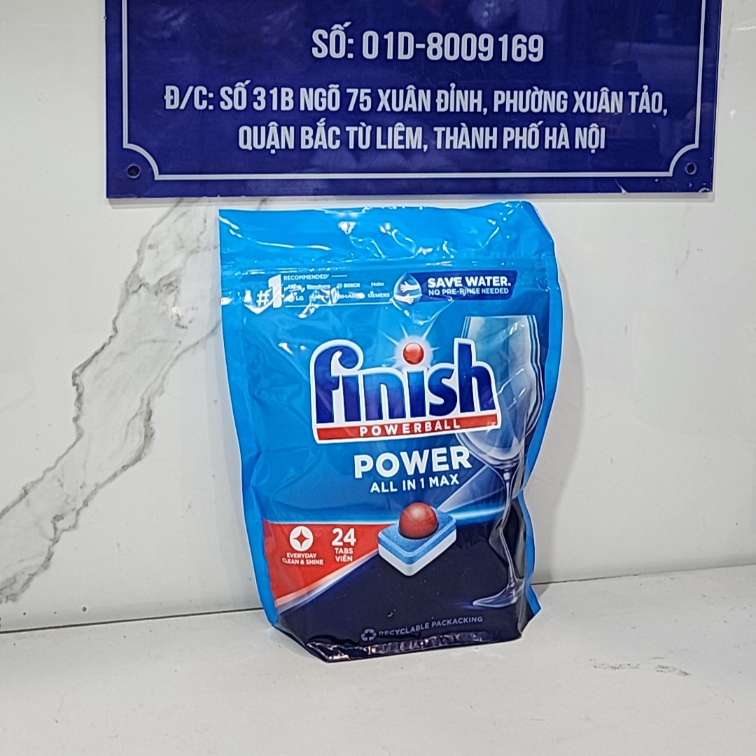 Viên rửa bát chén Finish chuyên dùng cho máy rửa bát viên 16g