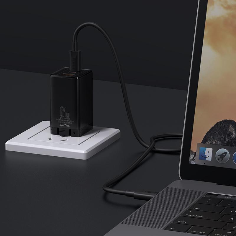 Bộ sạc nhanh Baseus GaN3 Pro Quick Charger 65W hàng chính hãng