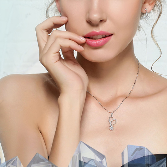 Dây chuyền Cánh bướm đính đá tròn style Hàn Quốc