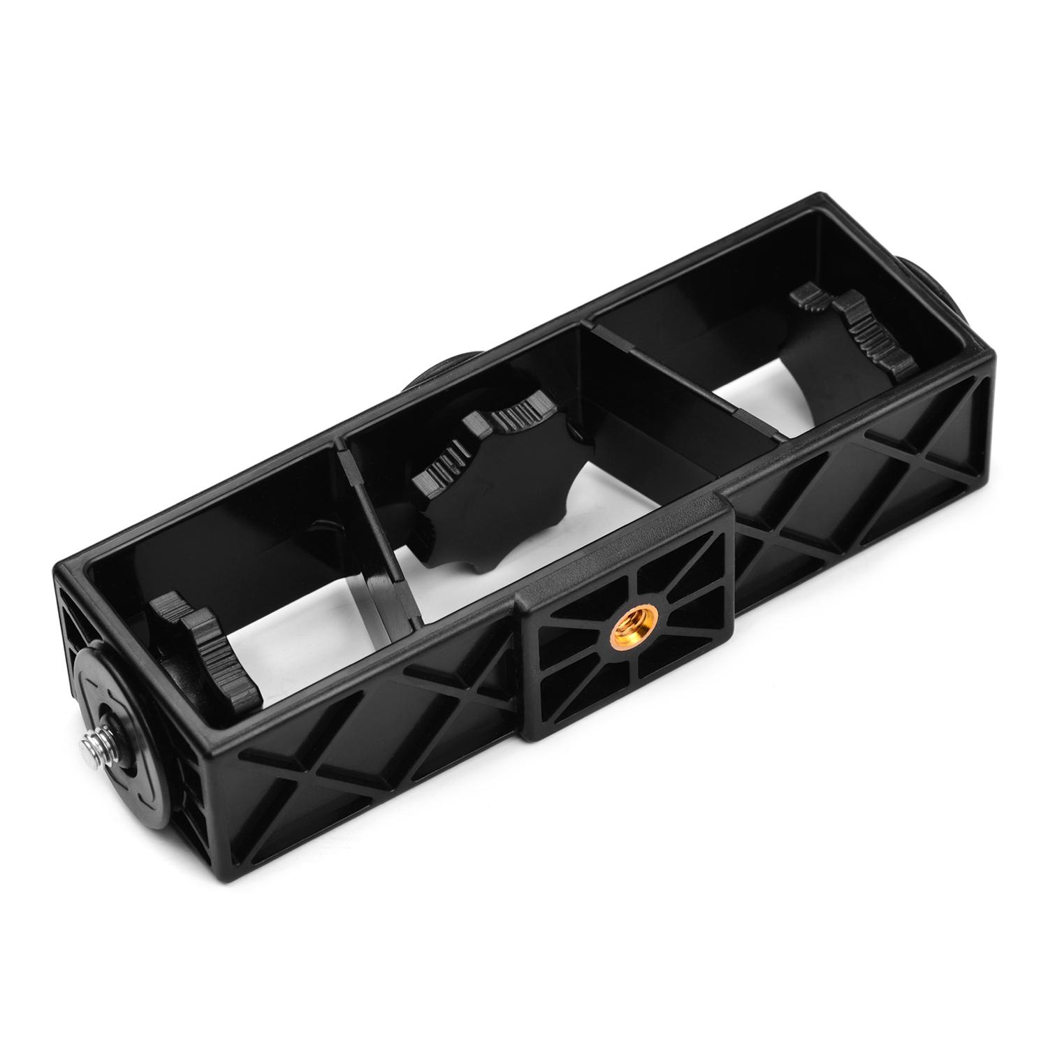 Giá đỡ phát sóng trực tiếp đa năng Bộ điều hợp gắn vít ba 1/4 inch cho điện thoại thông minh Đèn LED