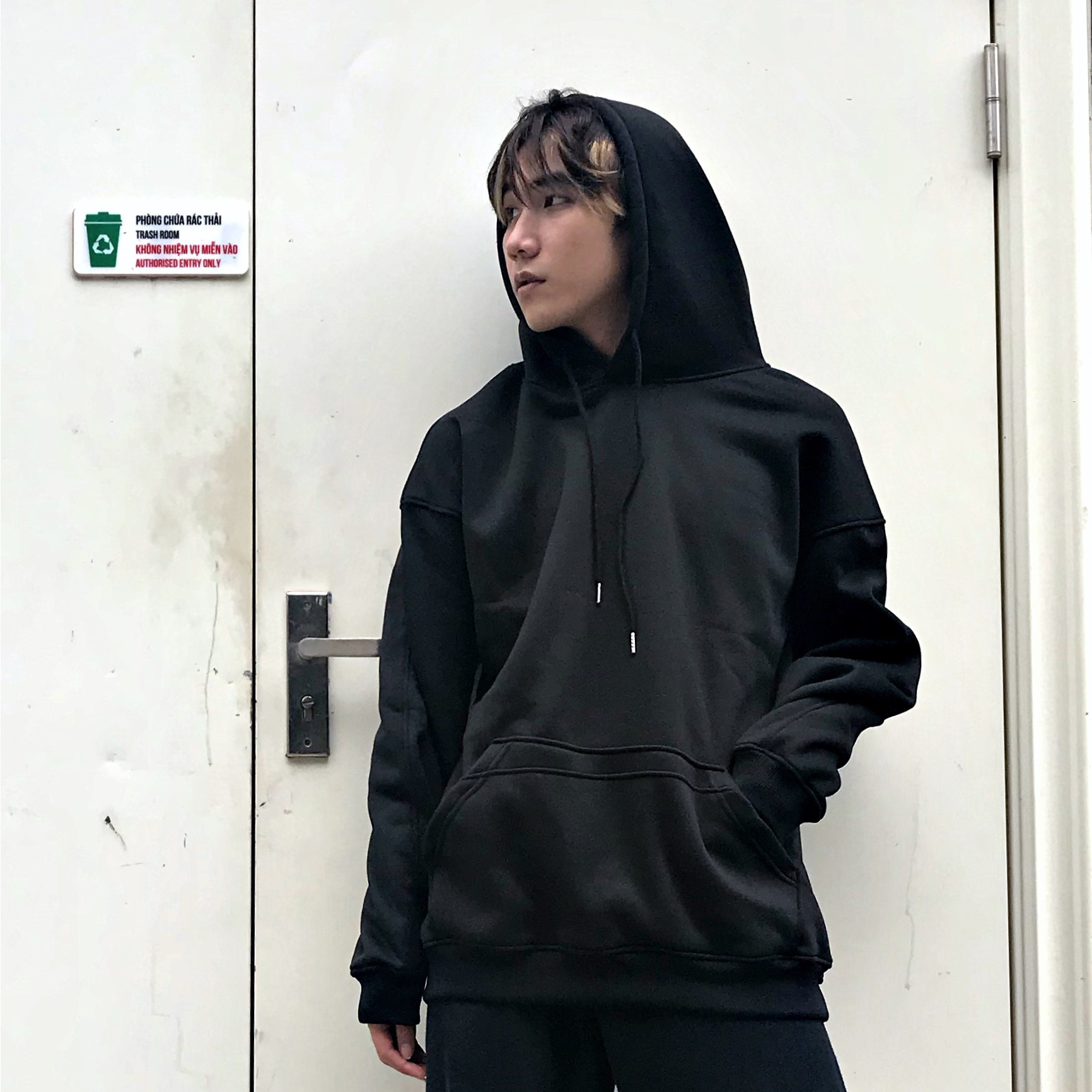 Áo nam, áo hooadie nam mùa thu đông dáng unisex form rộng chất nỉ bông