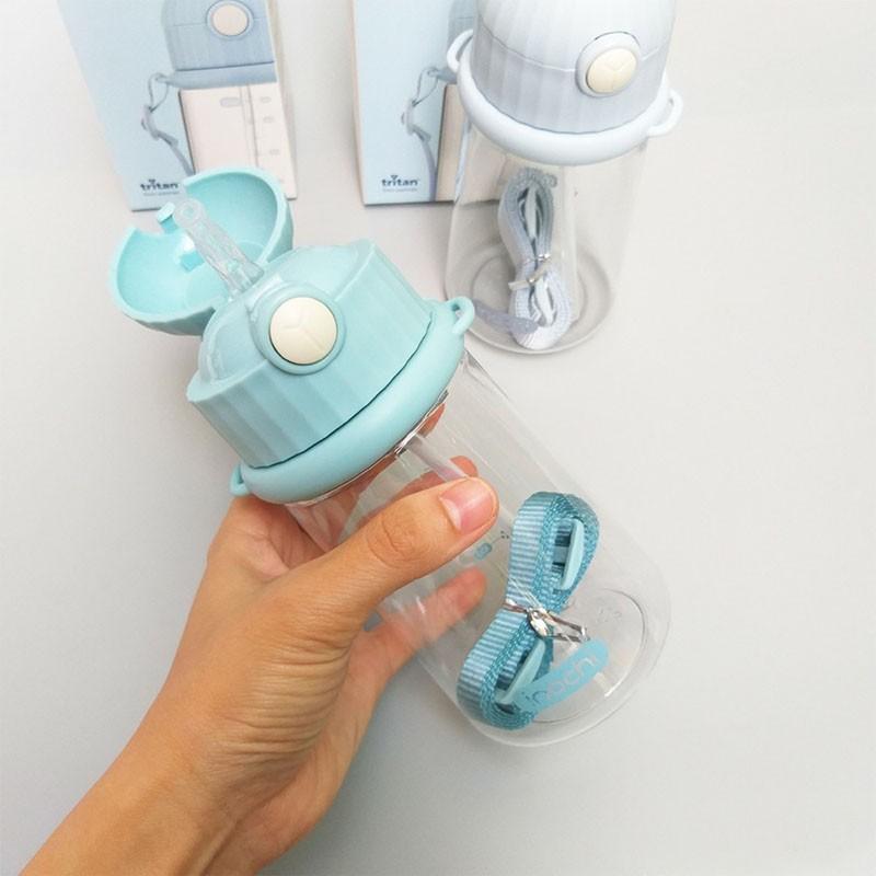 Bình Uống Nước Nhật Bản Cho Bé GOKI RUDY INOCHI 450 Ml
