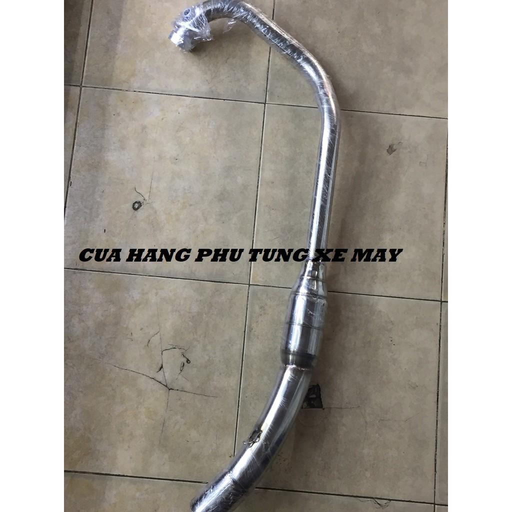 Cổ pô inox bầu hơi gắn xe Exciter 135, Exciter 150, Winner 150, Raider Fi, Satria Fi gắn pô độ họng 51mm