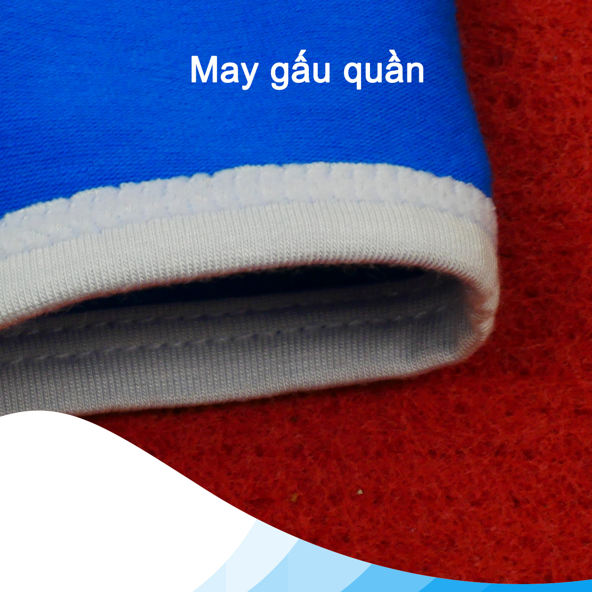 Quần lót nam boxer đùi cotton cao cấp đẹp gợi cảm Fossati Sport co dãn 4 chiều màu xanh trẻ trung, vải 75% cotton 25% Spandex mềm mịn may thể thao tôn dáng