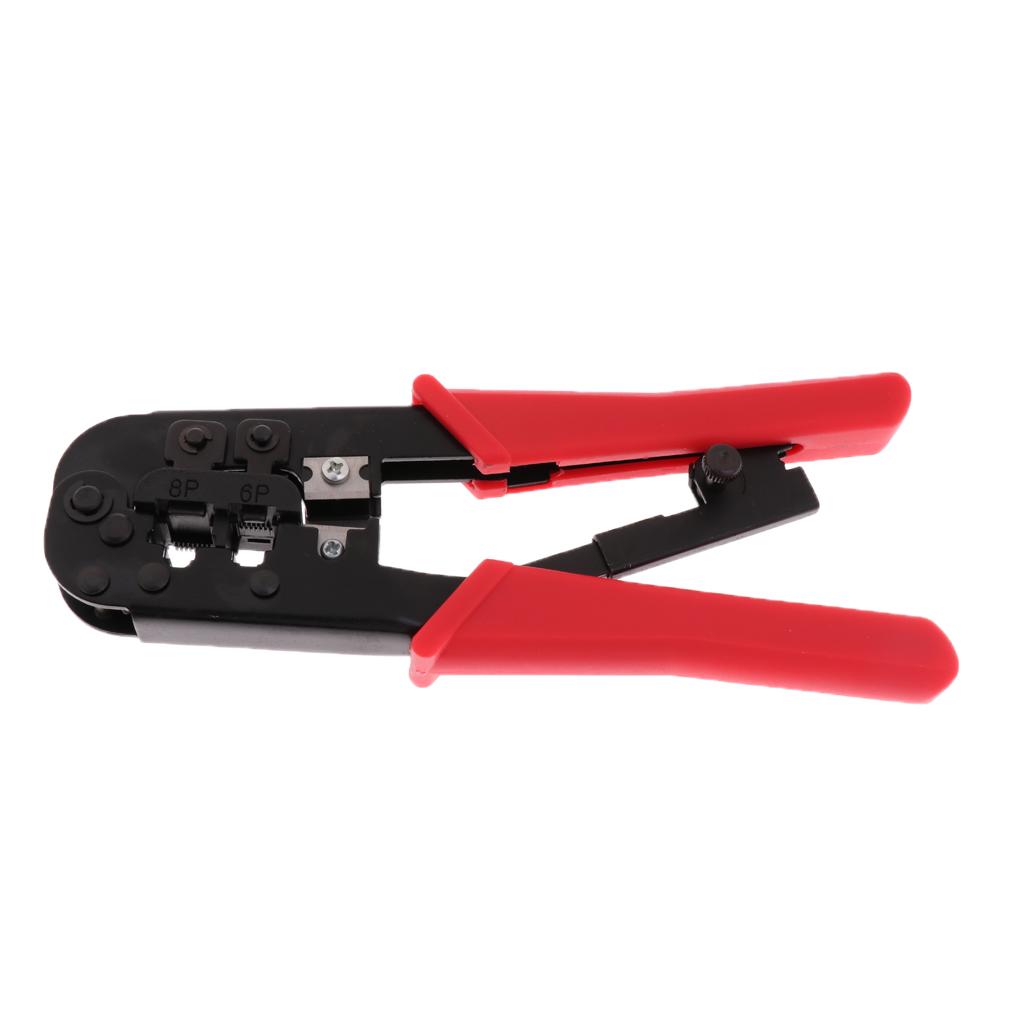 6P 8P Network Cable Crimper Tool RJ11 LAN Ethernet Pliers Crimping Tool